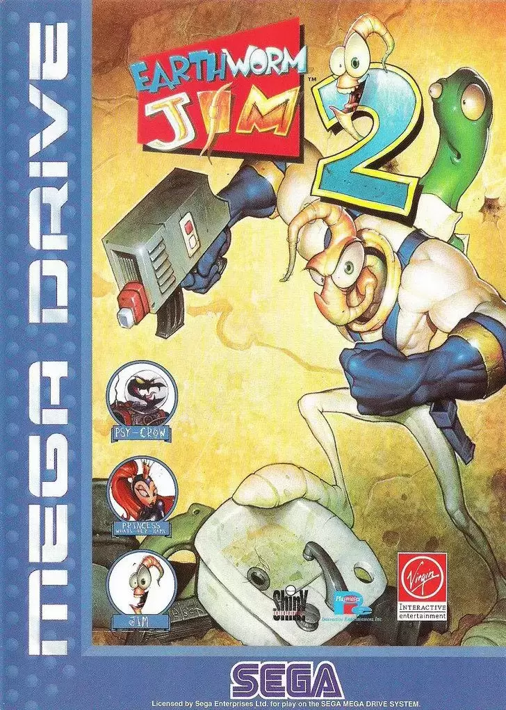 EUR - Jeux Mega Drive Européens - Earthworm Jim 2
