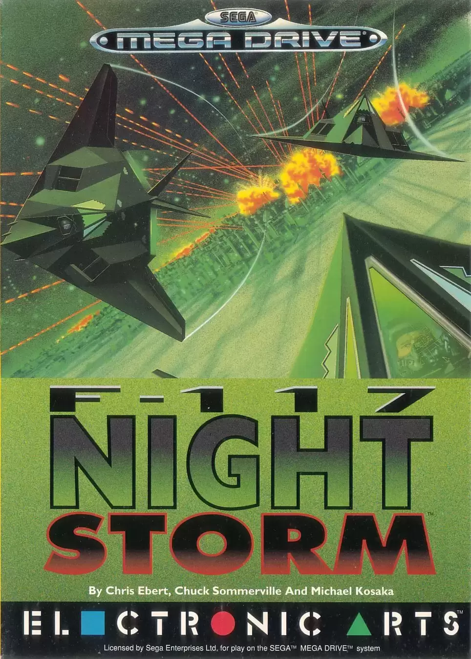 EUR - Jeux Mega Drive Européens - F-117 Night Storm