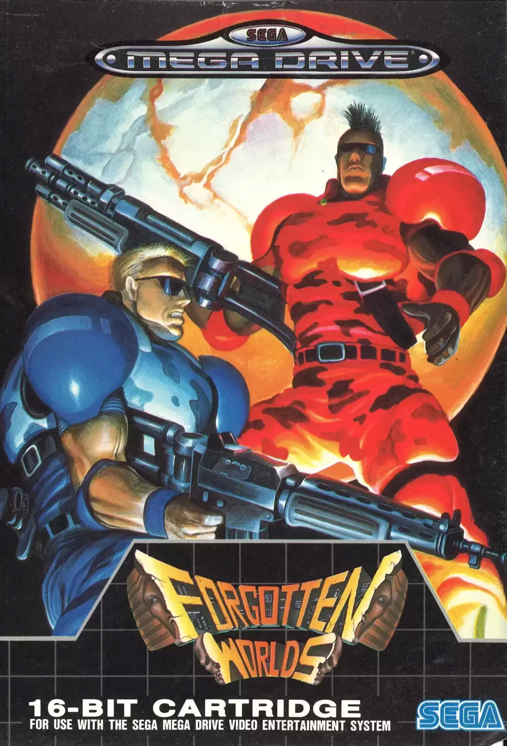 EUR - Jeux Mega Drive Européens - Forgotten Worlds