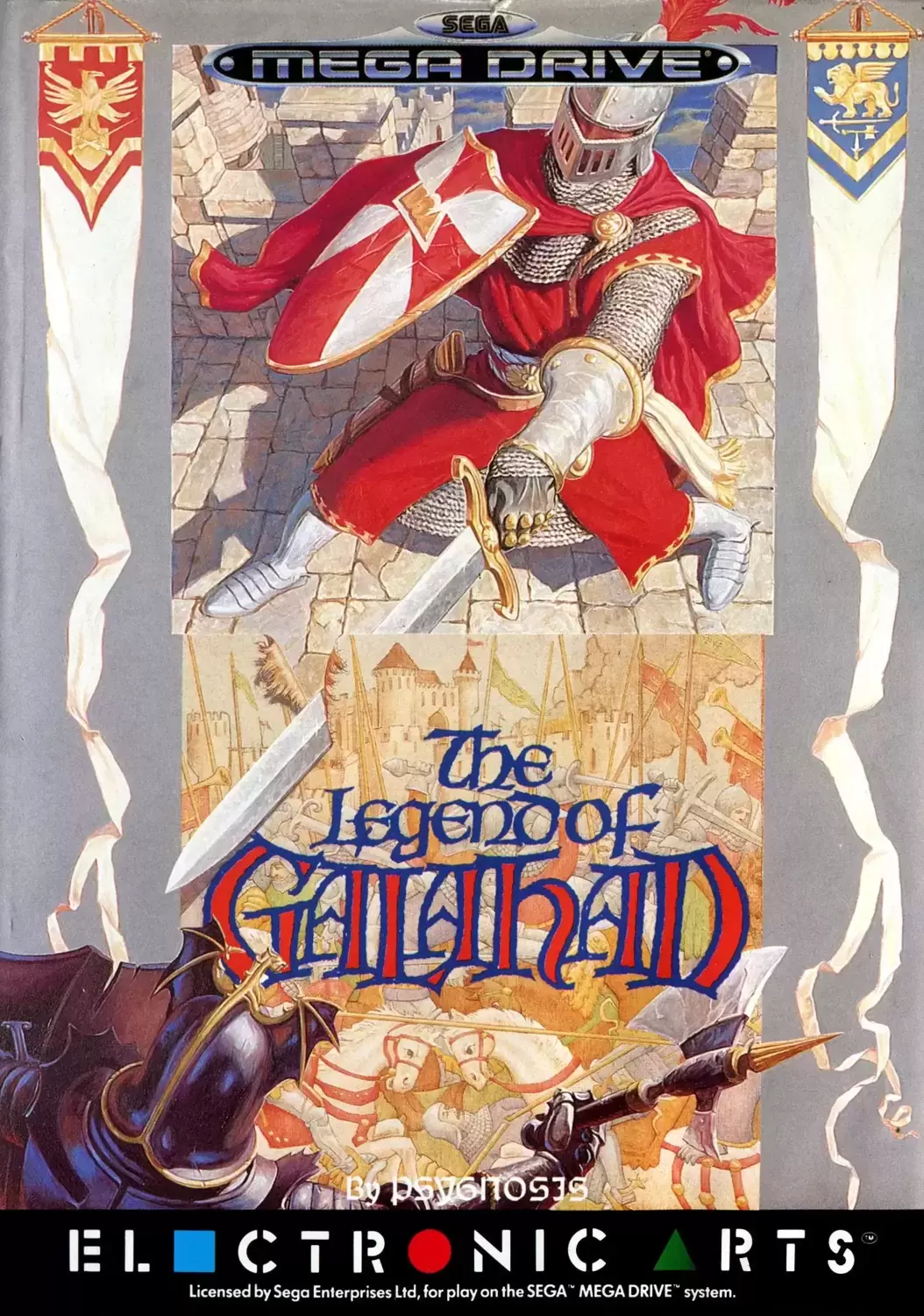 EUR - European Mega Drive Games - The Legend of Galahad