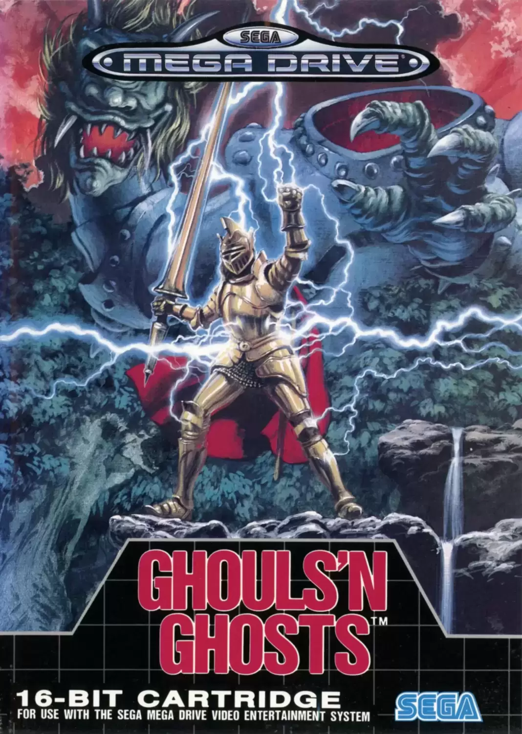 EUR - European Mega Drive Games - Ghouls \'n Ghosts