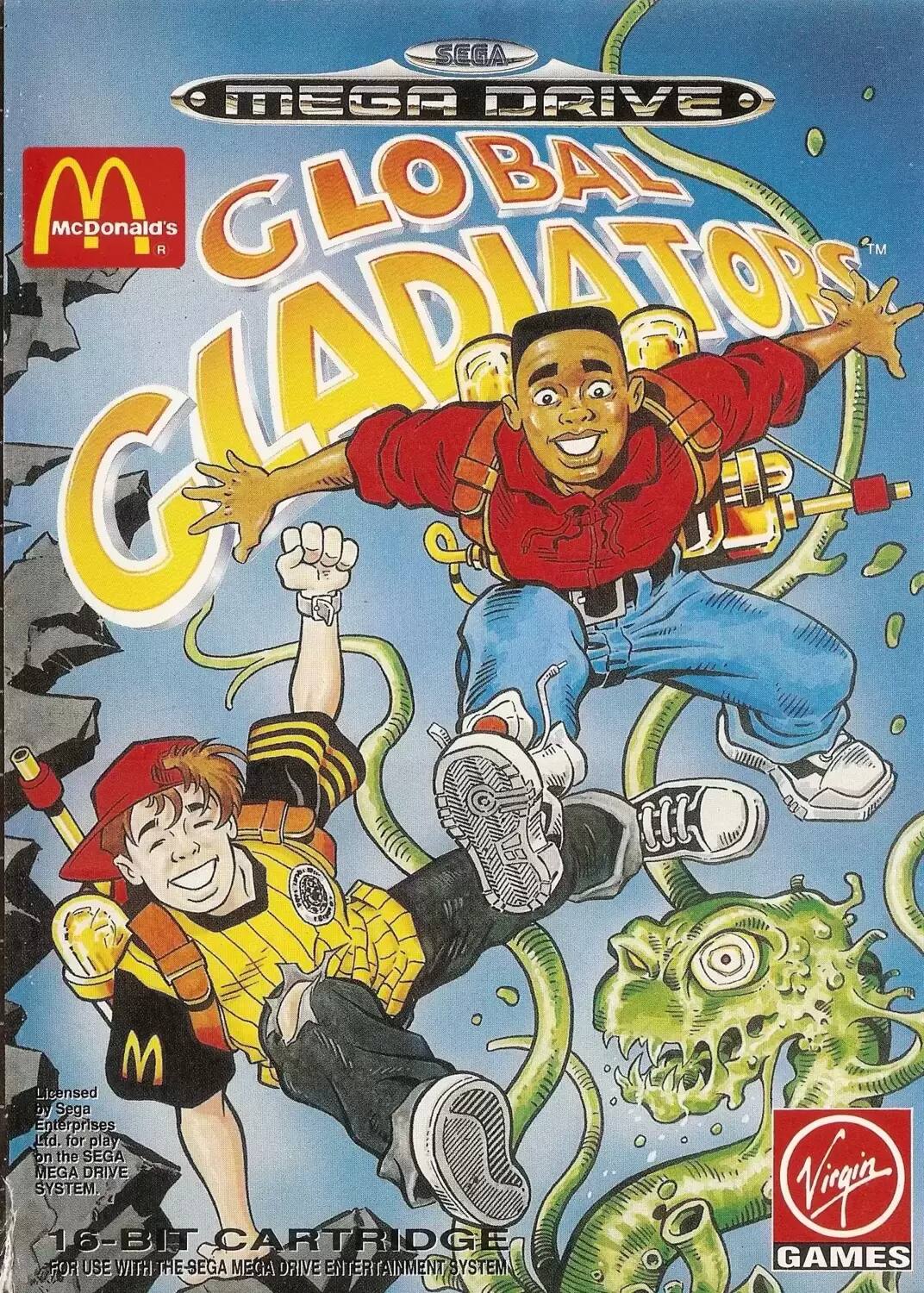 EUR - European Mega Drive Games - Global Gladiators