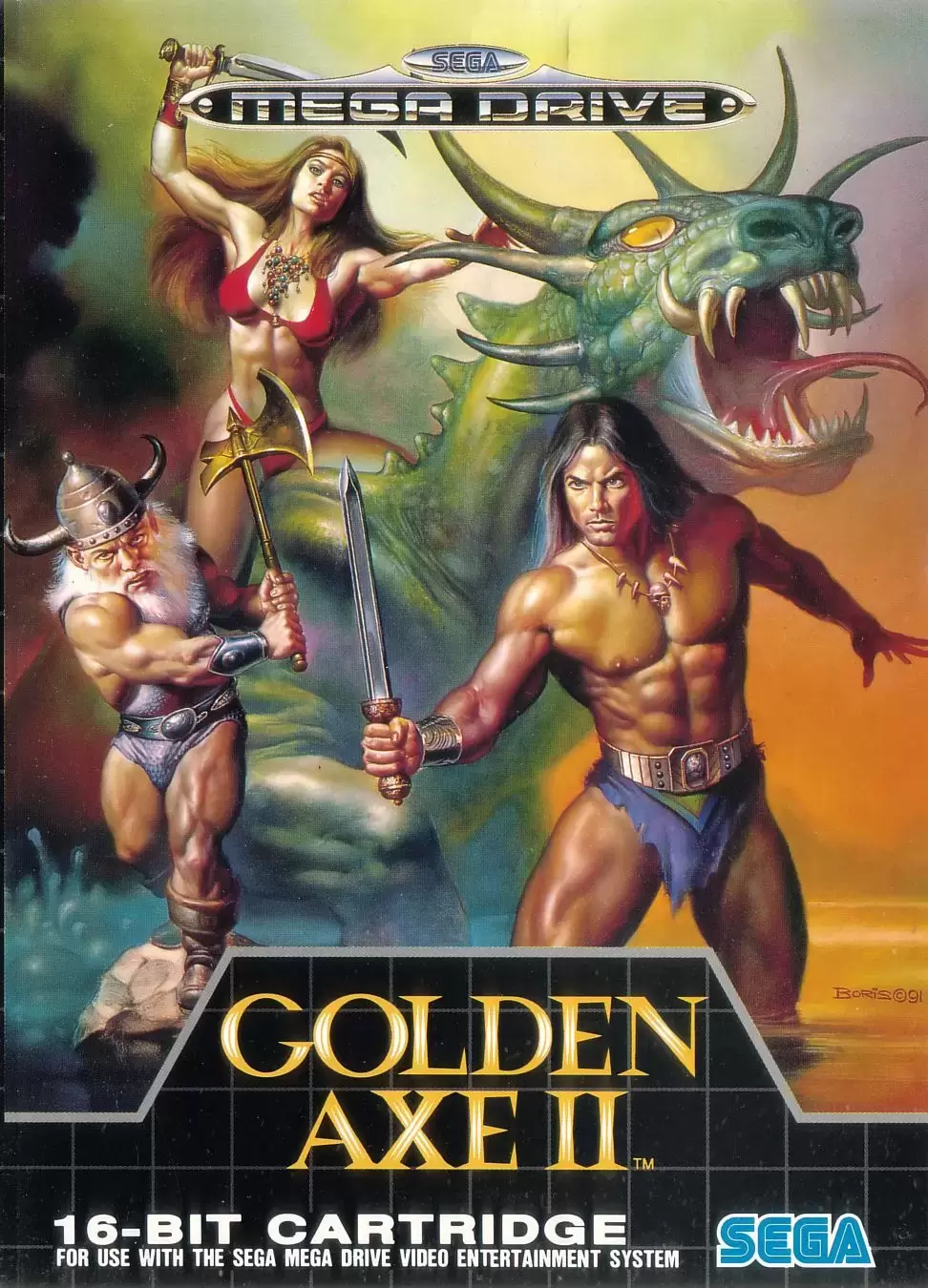 EUR - European Mega Drive Games - Golden Axe II