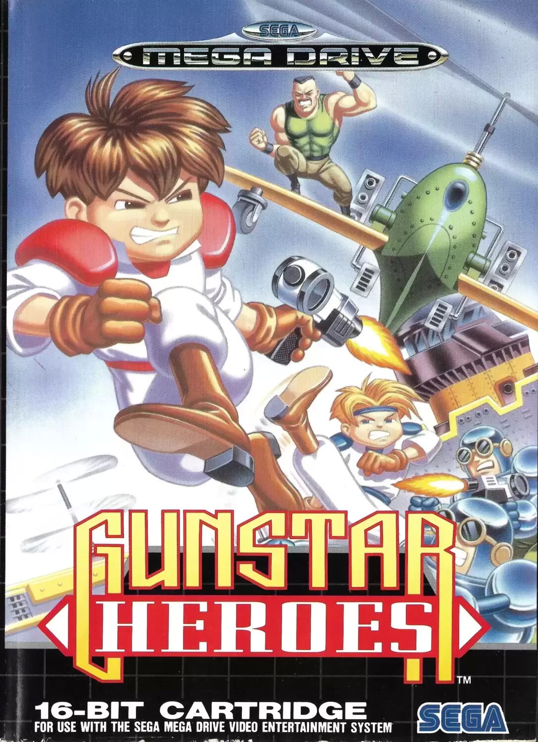 EUR - Jeux Mega Drive Européens - Gunstar Heroes