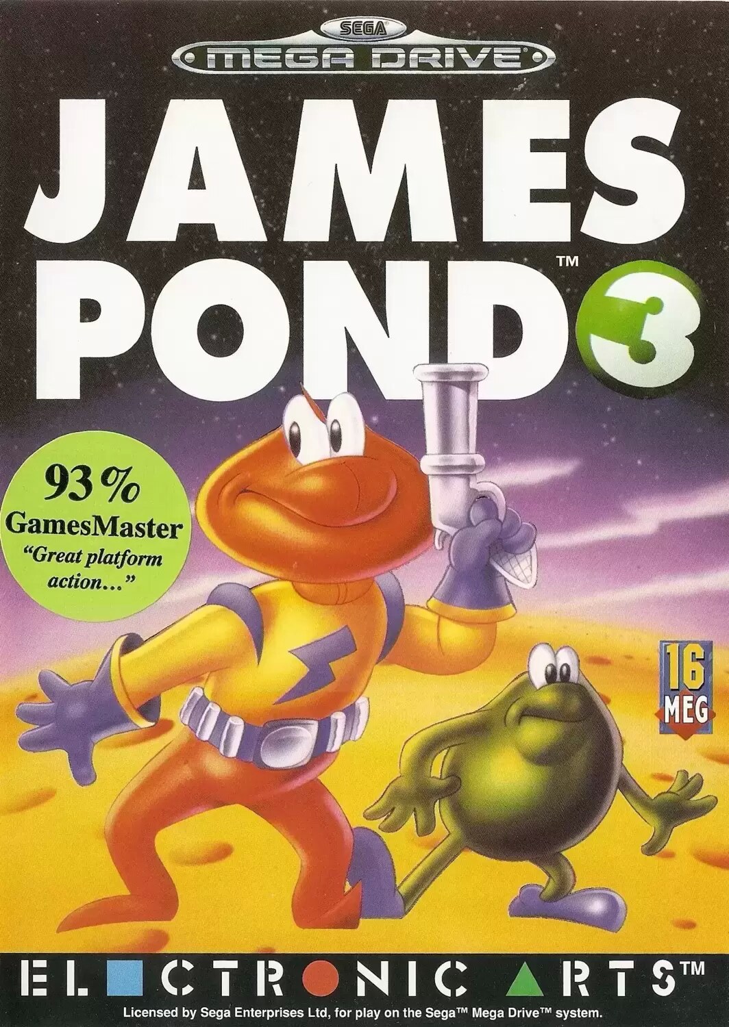 EUR - Jeux Mega Drive Européens - James Pond 3: Operation Starfish
