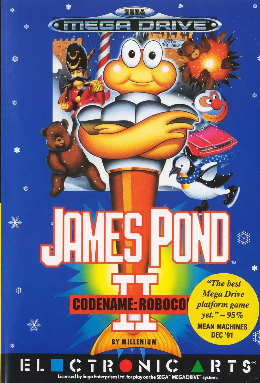 EUR - European Mega Drive Games - James Pond 2: Codename RoboCod