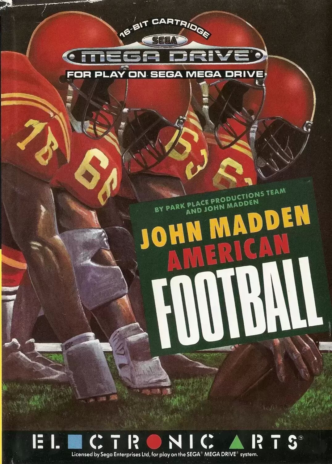 EUR - Jeux Mega Drive Européens - John Madden American Football