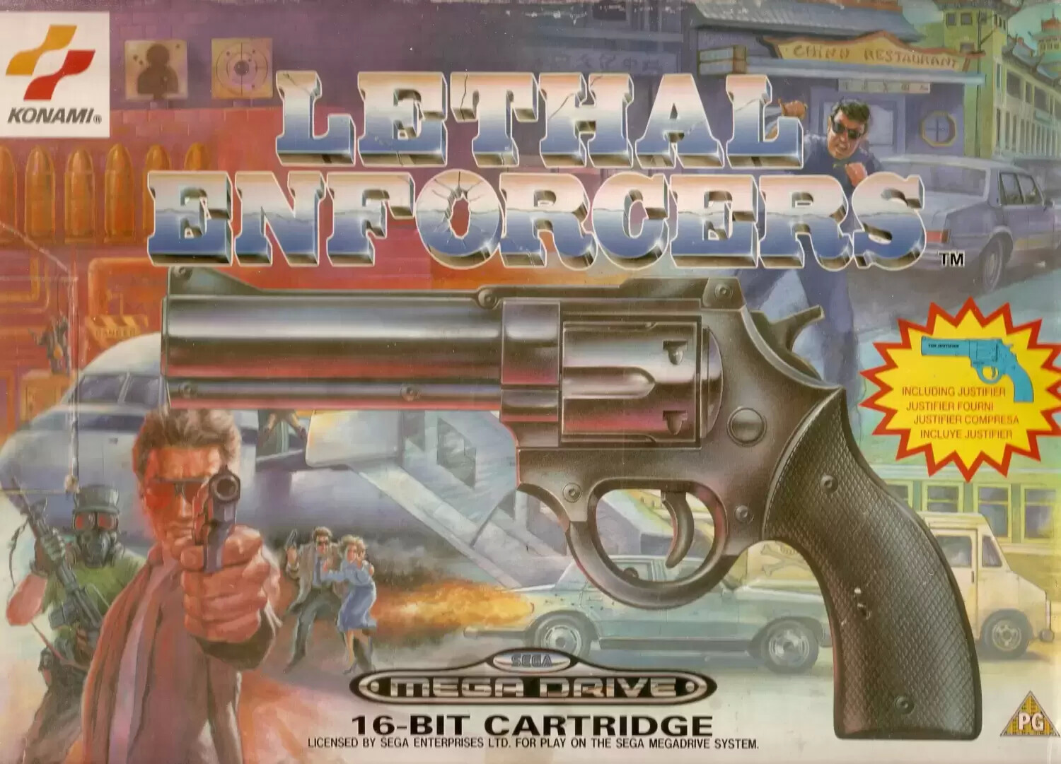 EUR - Jeux Mega Drive Européens - Lethal Enforcers