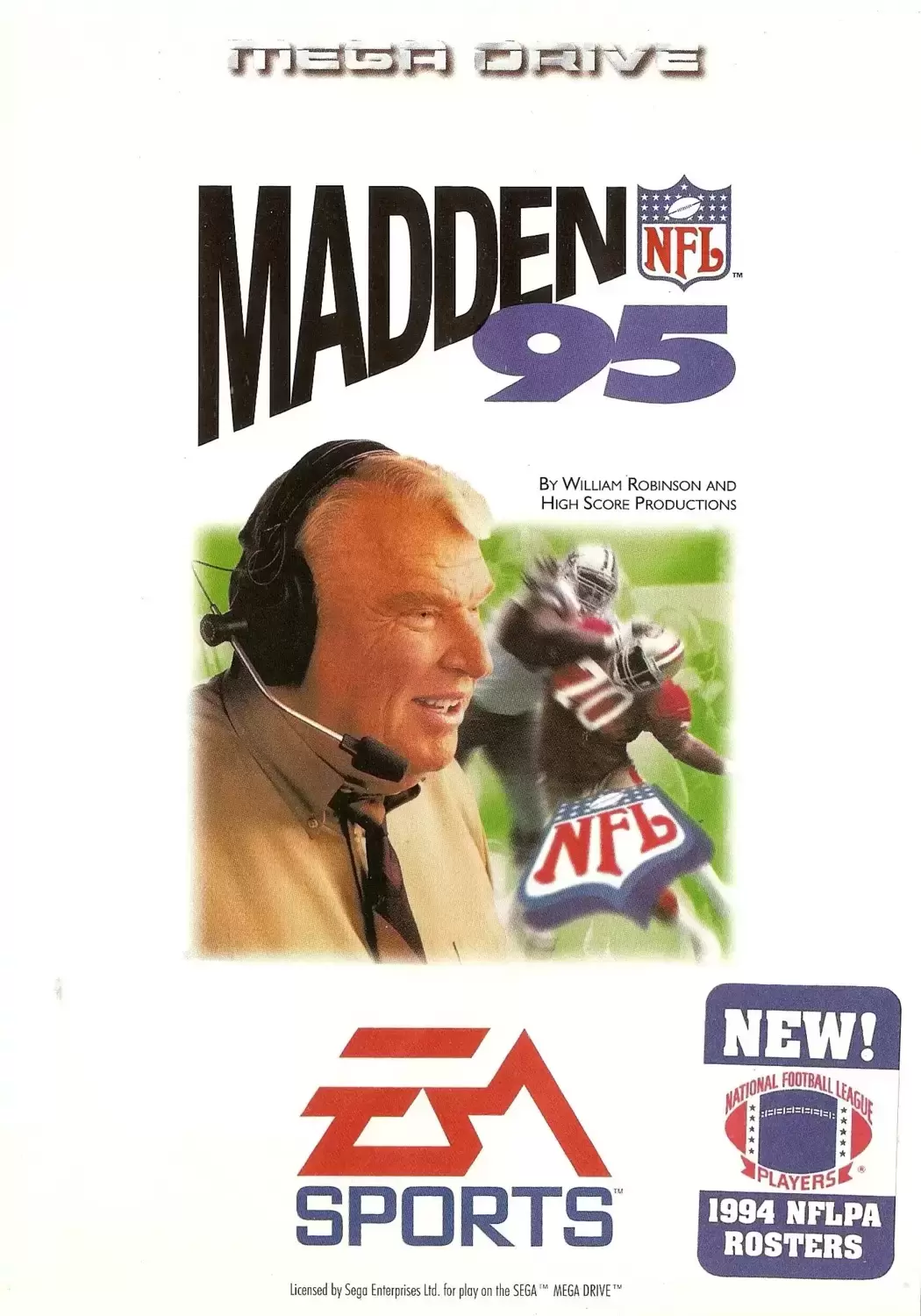 EUR - European Mega Drive Games - Madden NFL 95
