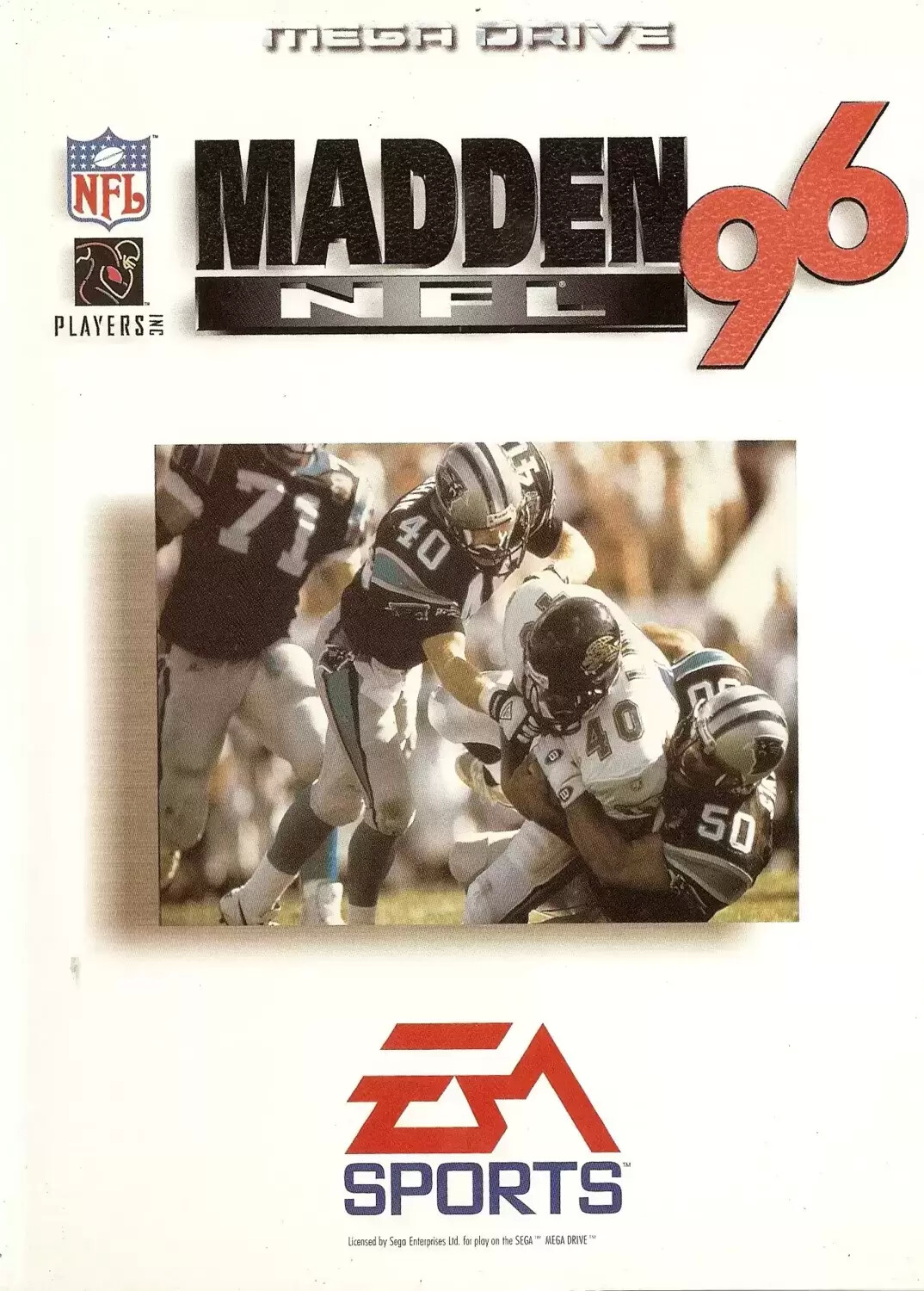EUR - European Mega Drive Games - Madden NFL \'96