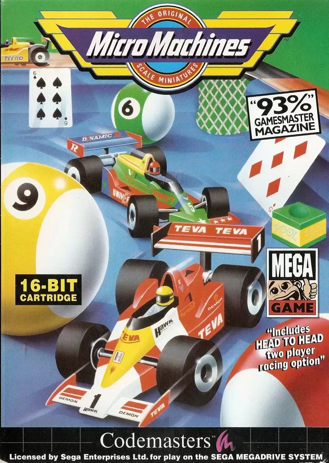 EUR - European Mega Drive Games - Micro Machines