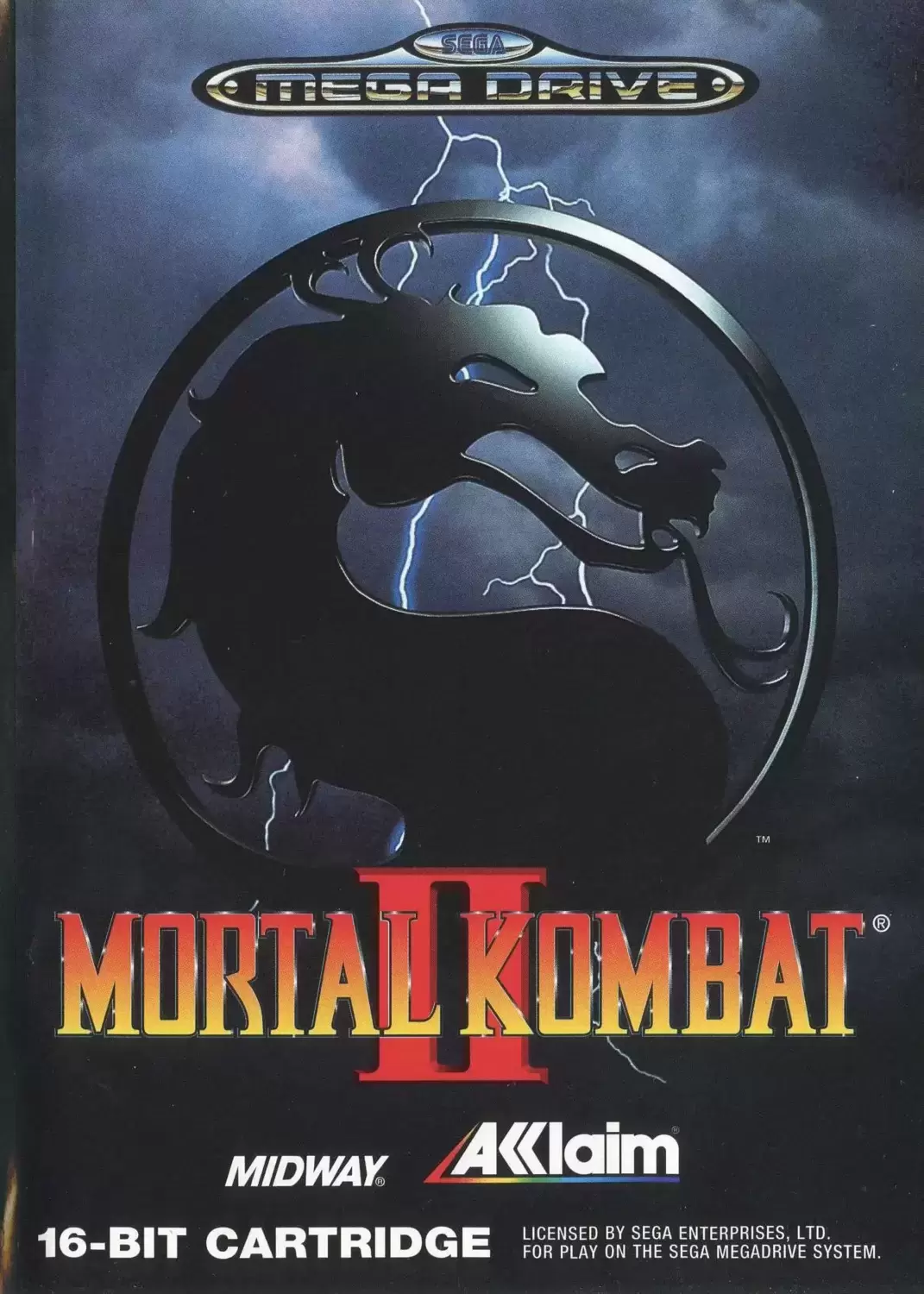 EUR - European Mega Drive Games - Mortal Kombat II
