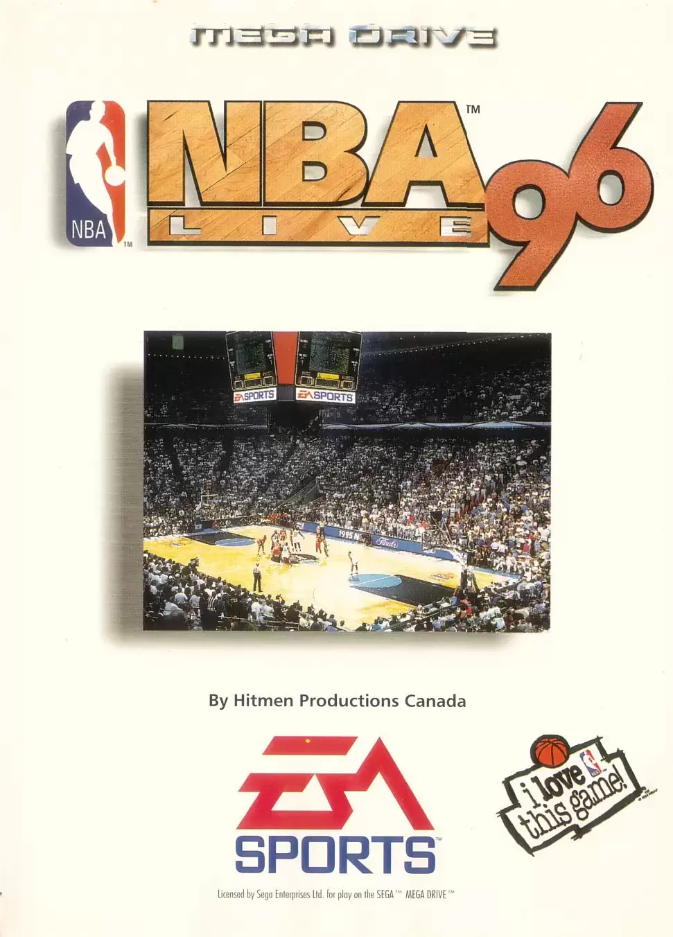 EUR - Jeux Mega Drive Européens - NBA Live 96