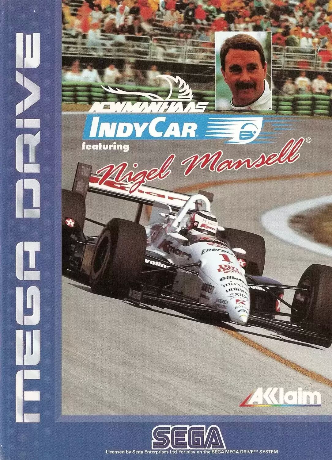 EUR - Jeux Mega Drive Européens - Newman-Haas IndyCar featuring Nigel Mansell