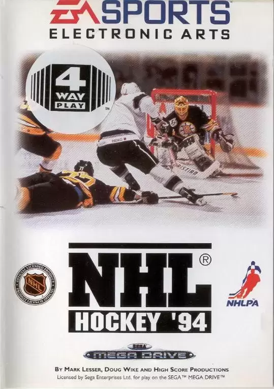 EUR - Jeux Mega Drive Européens - NHL \'94