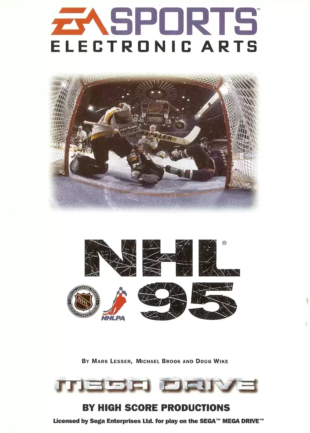 EUR - European Mega Drive Games - NHL 95\' hockey