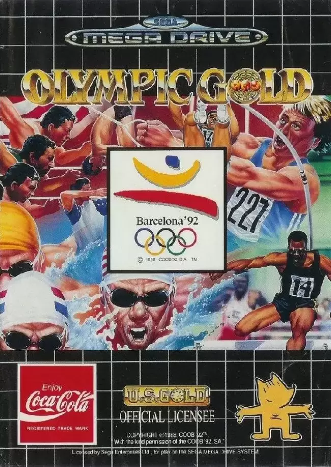 EUR - European Mega Drive Games - Olympic Gold