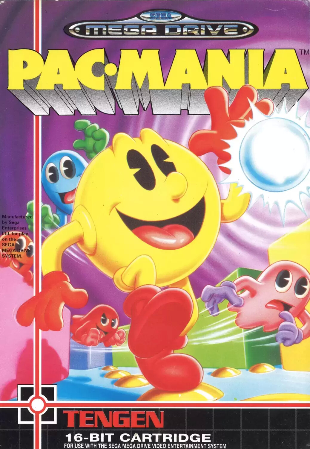 EUR - Jeux Mega Drive Européens - Pac-Mania