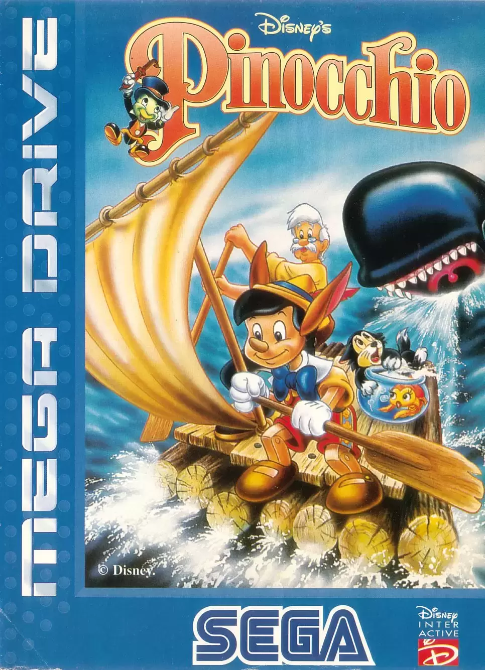 EUR - European Mega Drive Games - Disney\'s Pinocchio