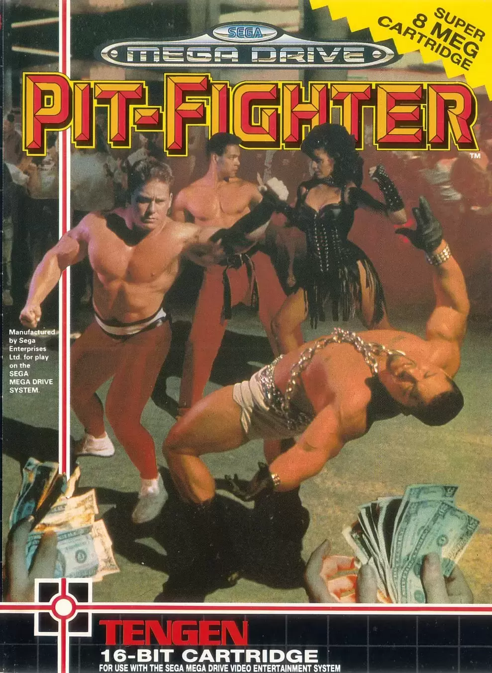 EUR - European Mega Drive Games - Pit-Fighter
