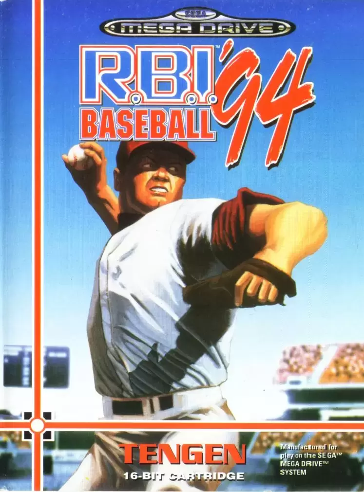 EUR - Jeux Mega Drive Européens - R.B.I. Baseball \'94