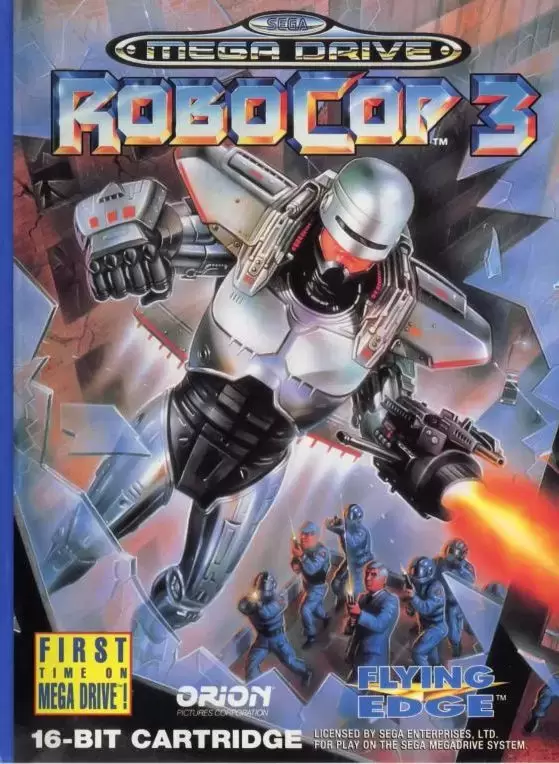 EUR - European Mega Drive Games - Robocop 3