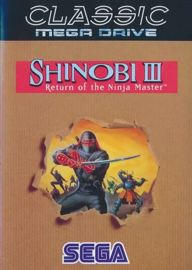 EUR - European Mega Drive Games - Shinobi III: Return of the Ninja Master
