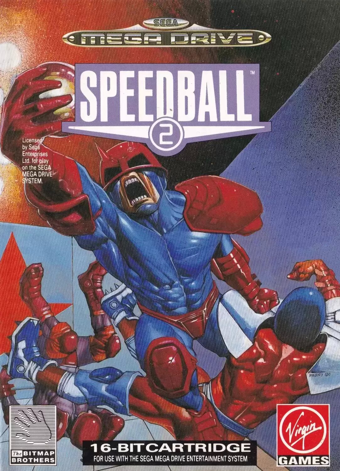 EUR - European Mega Drive Games - Speedball 2: Brutal Deluxe
