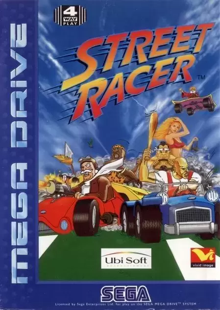 EUR - European Mega Drive Games - Street Racer