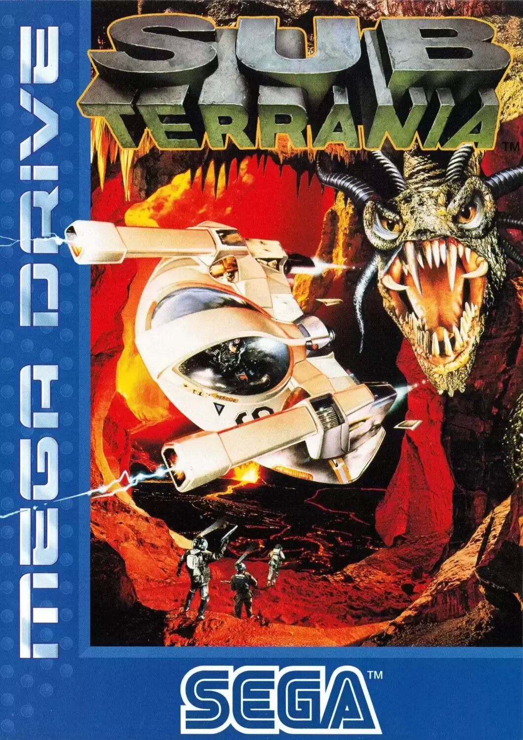 EUR - European Mega Drive Games - Sub Terrania