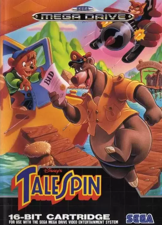 EUR - European Mega Drive Games - Talespin [Megadrive FR]