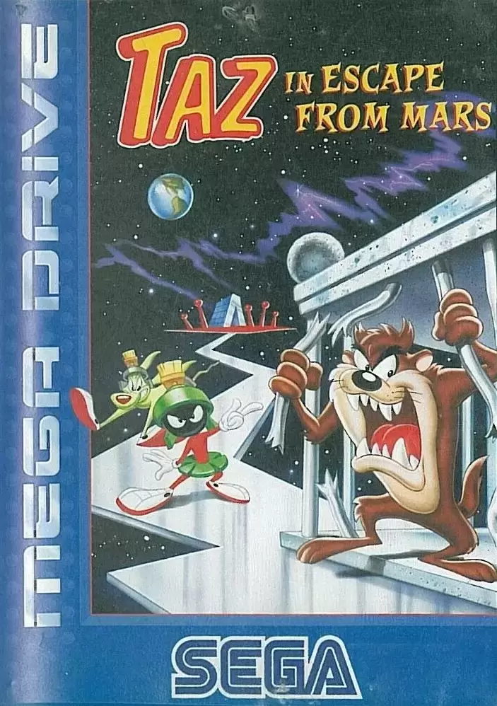 EUR - European Mega Drive Games - Taz in Escape From Mars