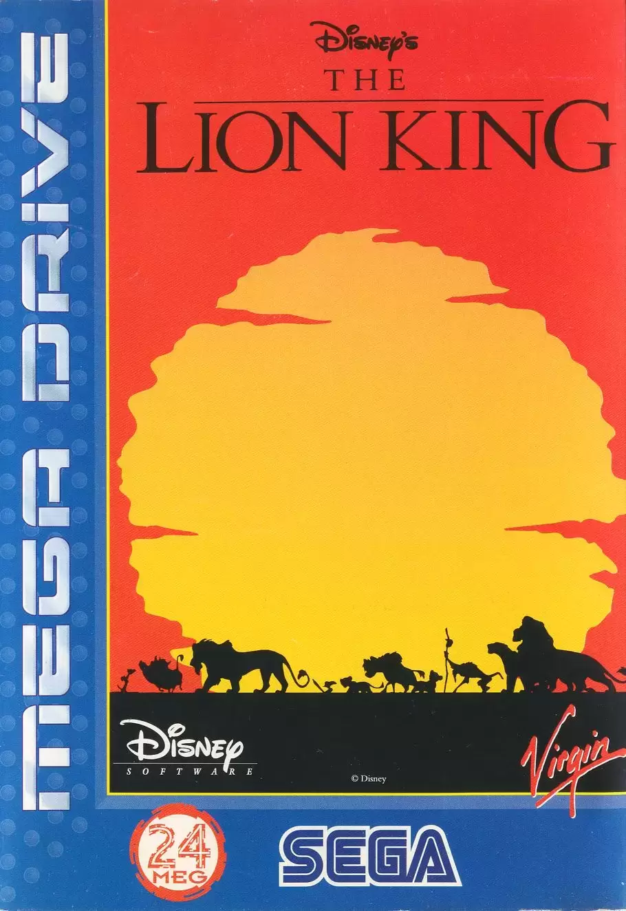 EUR - European Mega Drive Games - The Lion King