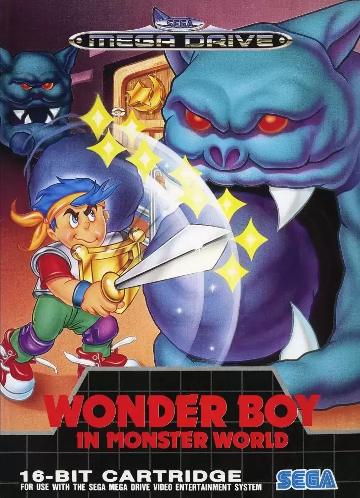 EUR - European Mega Drive Games - Wonder Boy in Monster World