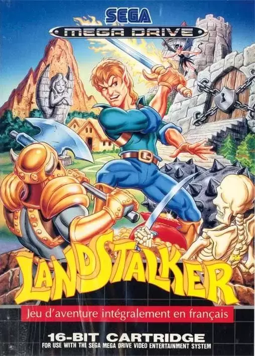 FR - Jeux Mega Drive Français - Landstalker : The Treasures of King Nole