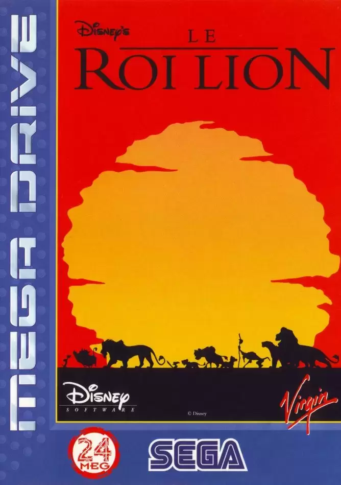 FR - French Mega Drive Games - Le roi lion
