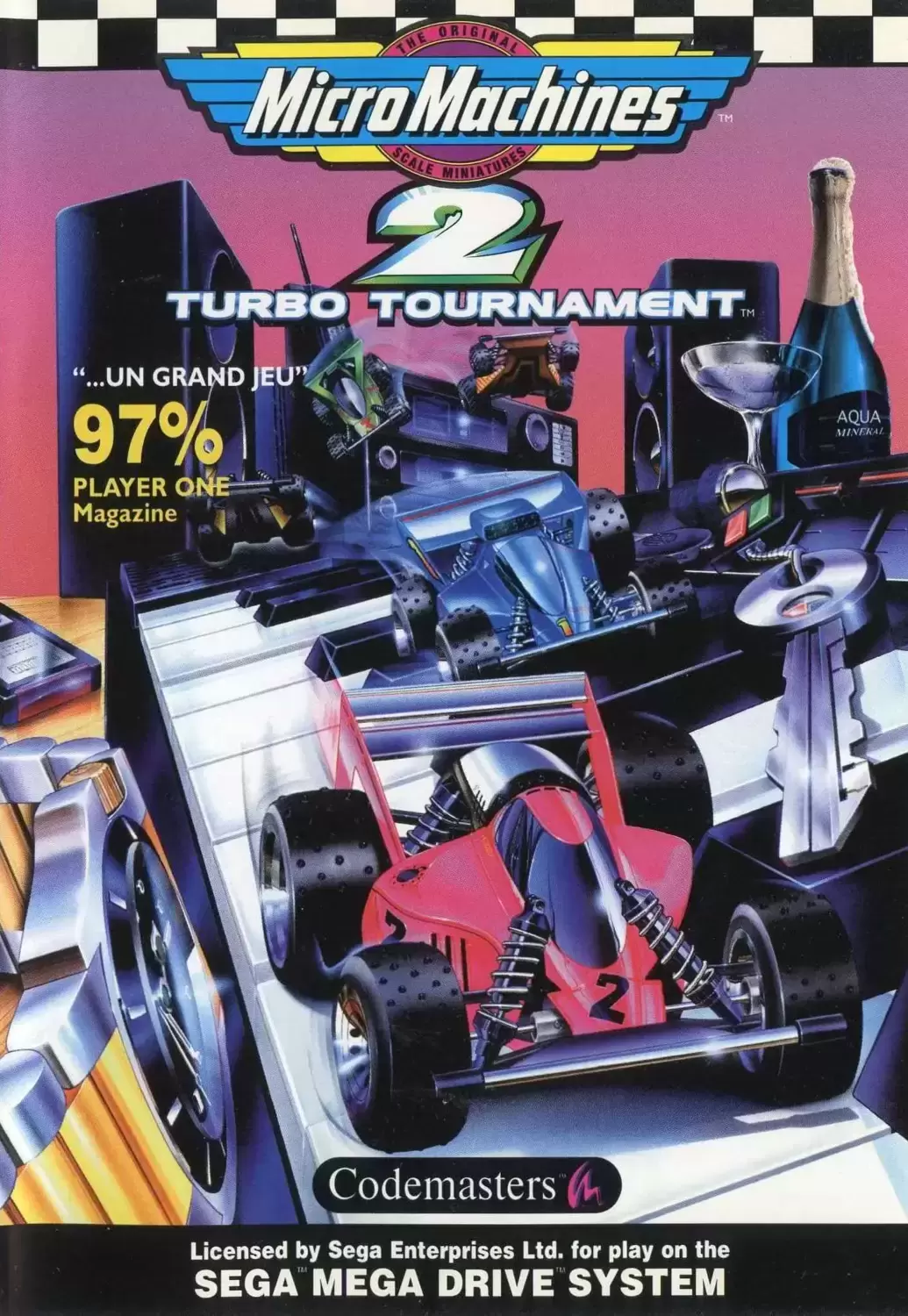 FR - Jeux Mega Drive Français - Micro Machines 2: Turbo Tournament