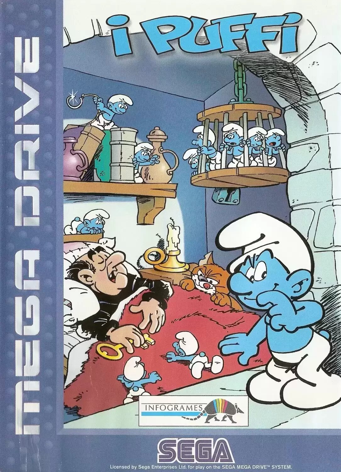 ITA - Jeux Mega Drive Italiens - I Puffi