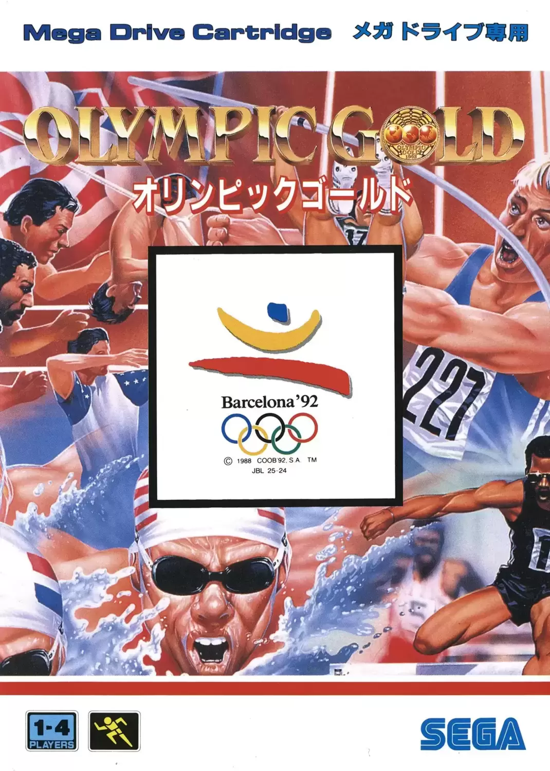 JAP - Jeux Mega Drive Japonais - Olympic Gold