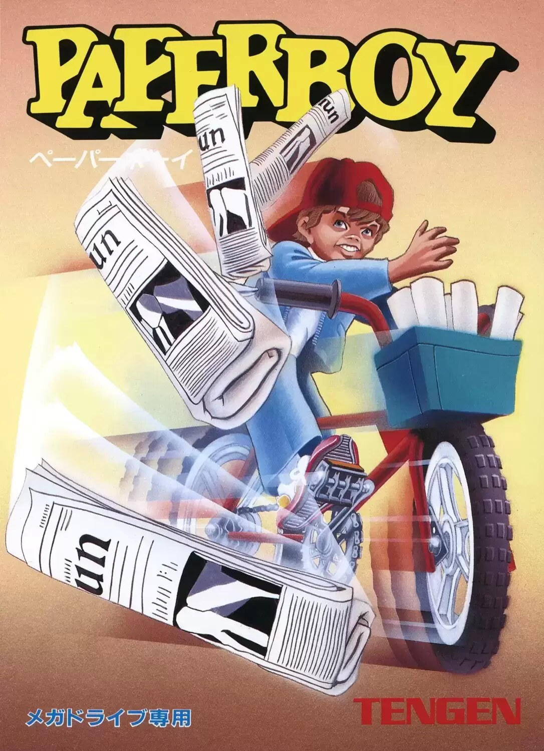 JAP - Jeux Mega Drive Japonais - Paperboy