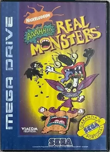 PT - Jeux Mega Drive Portugais - Aaahh!!! Real Monsters