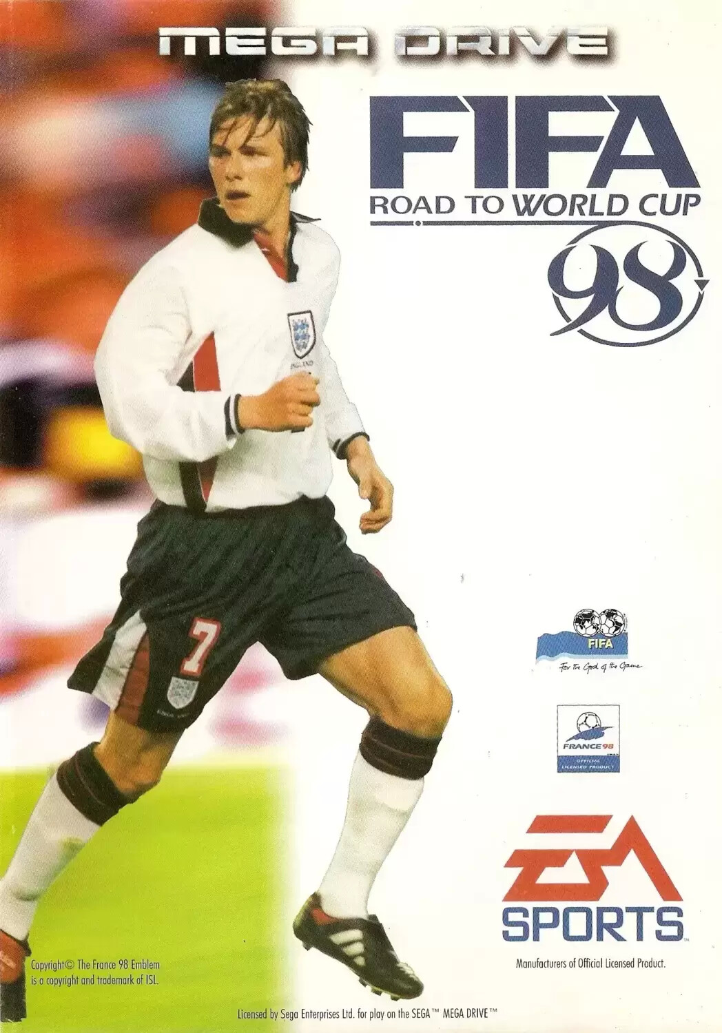 UK Mega Drive Games - FIFA: Road to World Cup 98