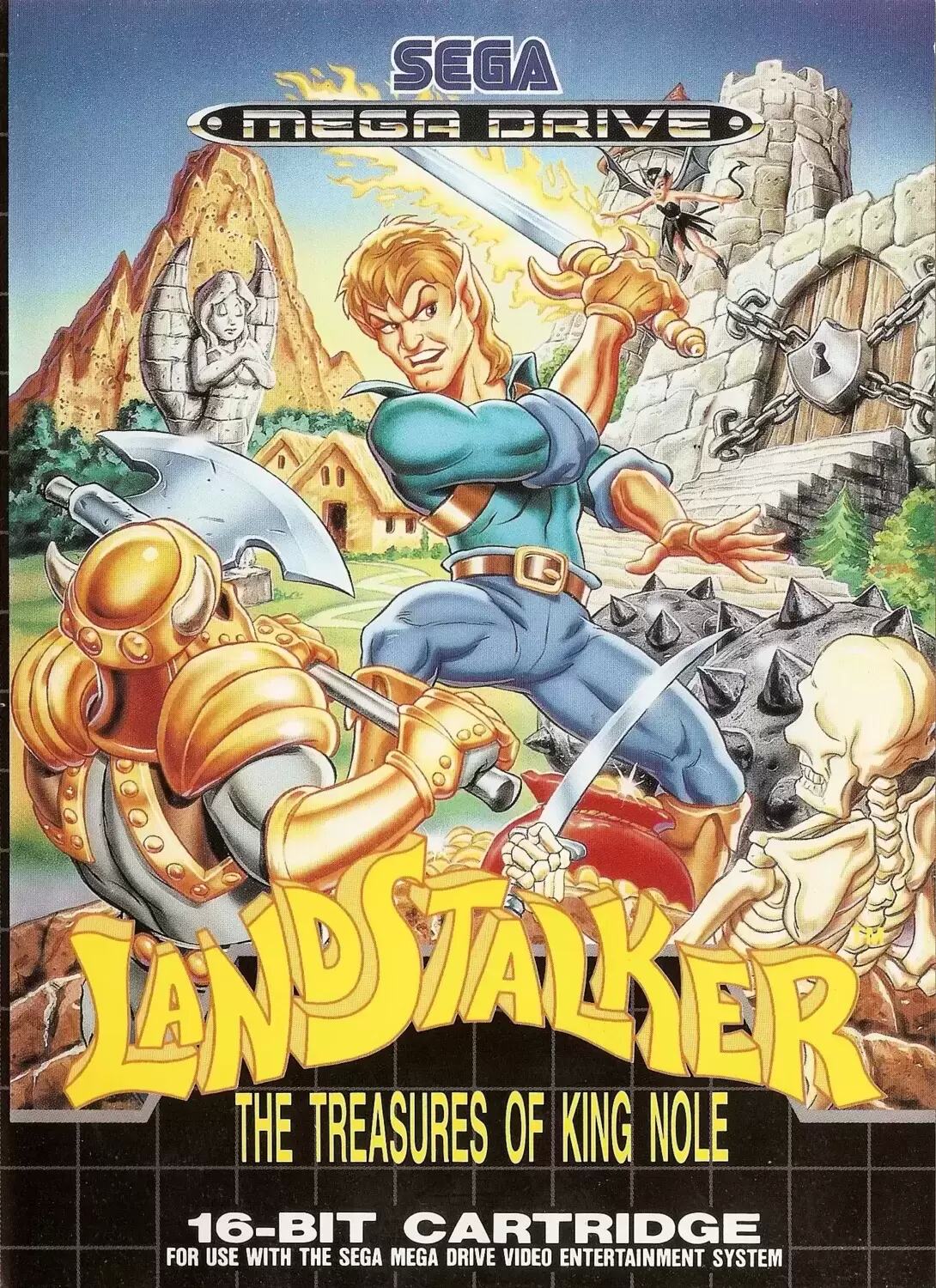 UK - Jeux Mega Drive Royaume-Uni - Landstalker : The Treasures of King Nole