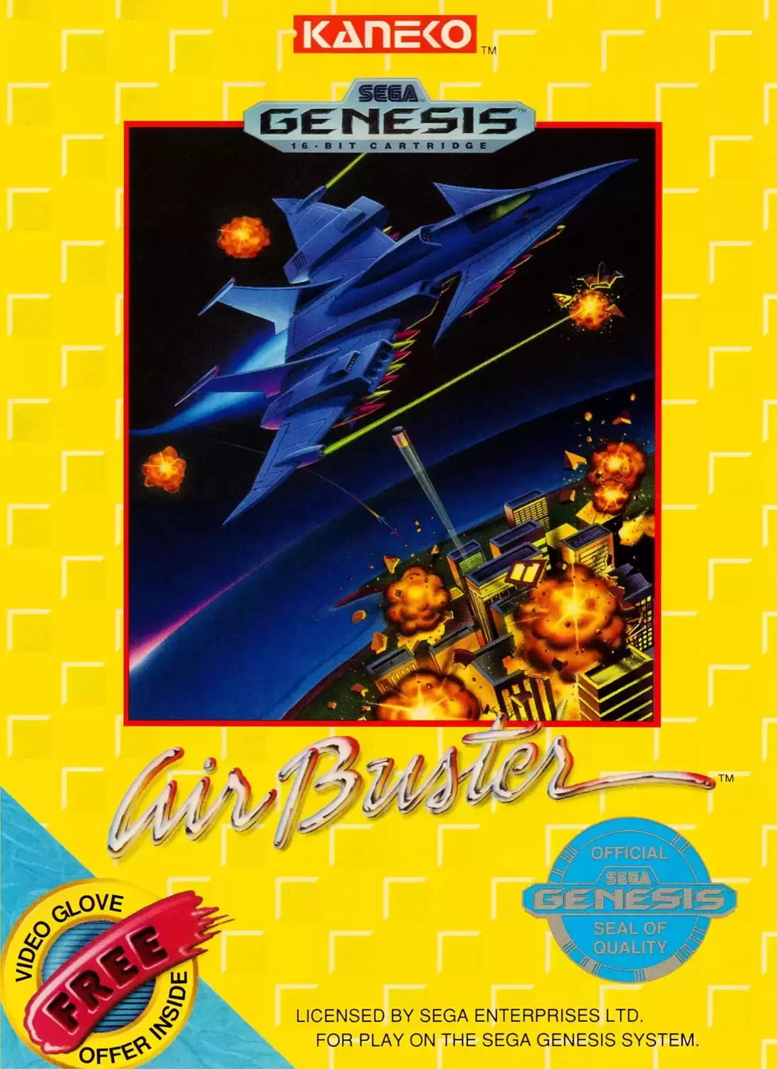 US - Sega Genesis Games - Air Buster - Genesis