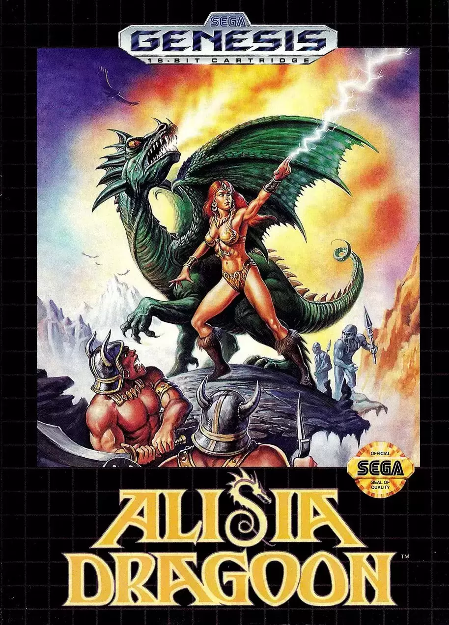 US - Sega Genesis Games - Alisia Dragoon