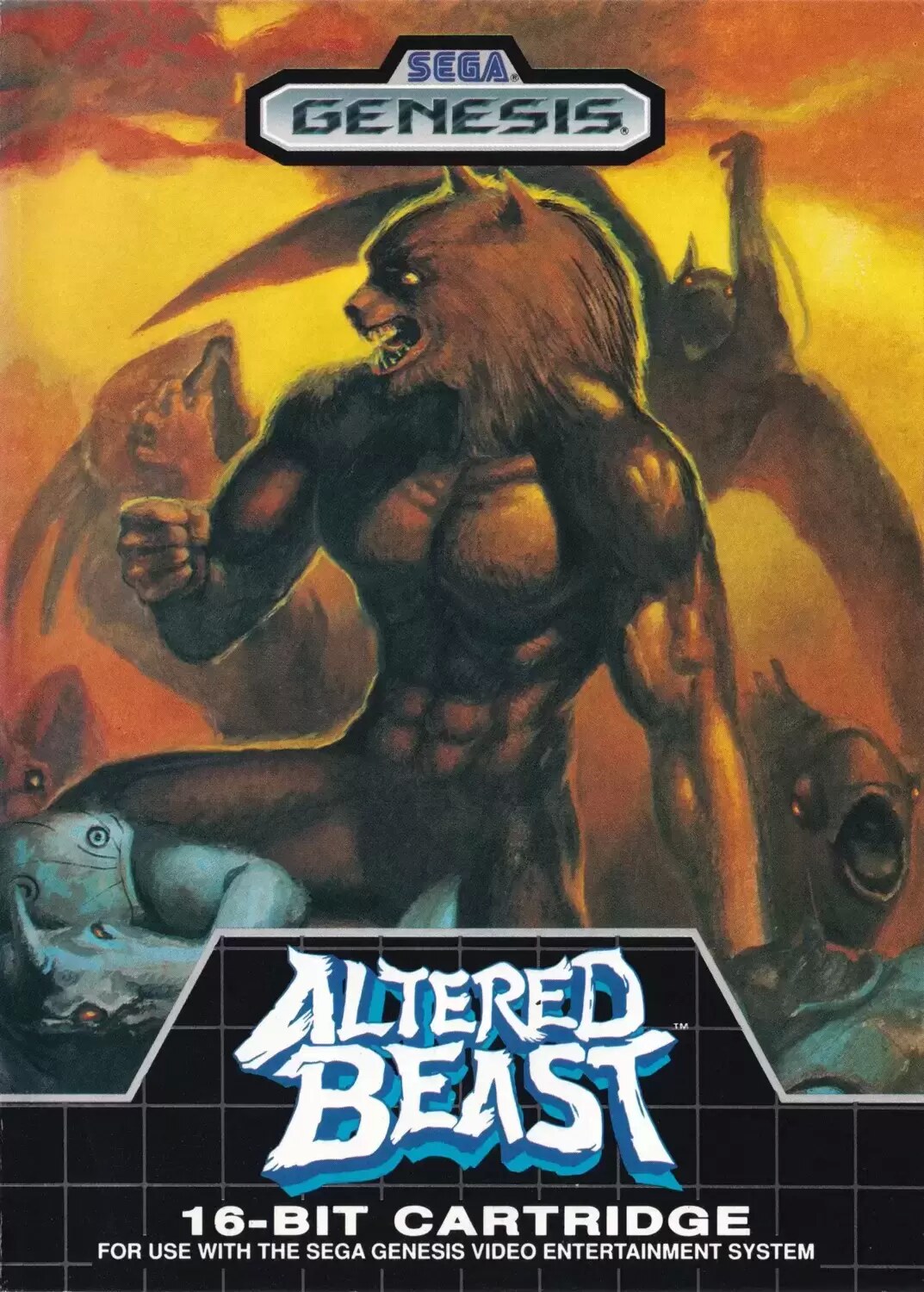 US - Sega Genesis Games - Altered Beast