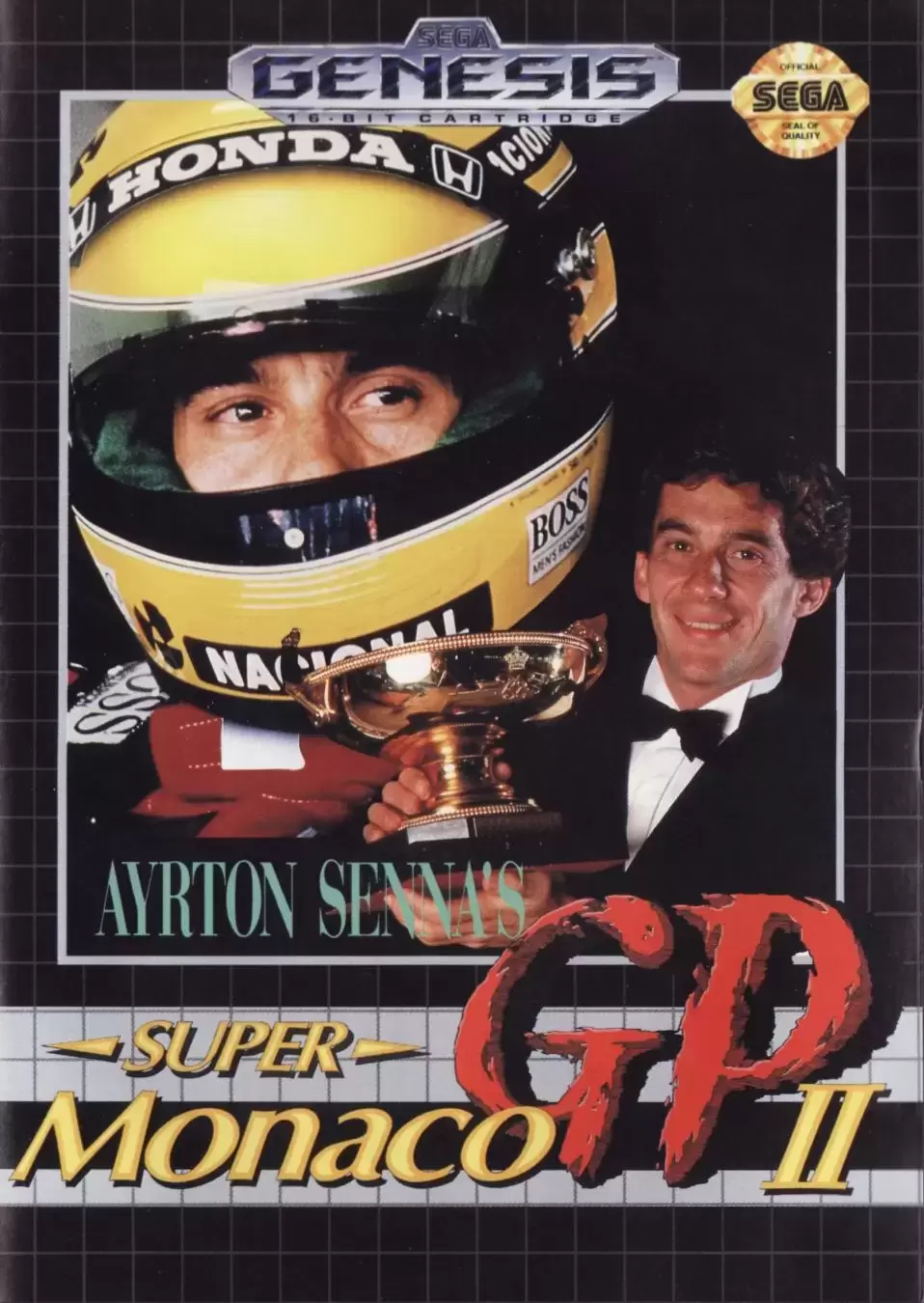 US - Sega Genesis Games - Ayrton Senna\'s Super Monaco GP II