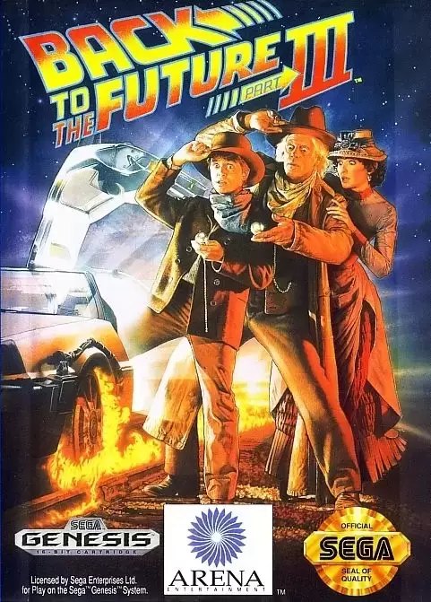 US - Sega Genesis Games - Back to the Future Part III