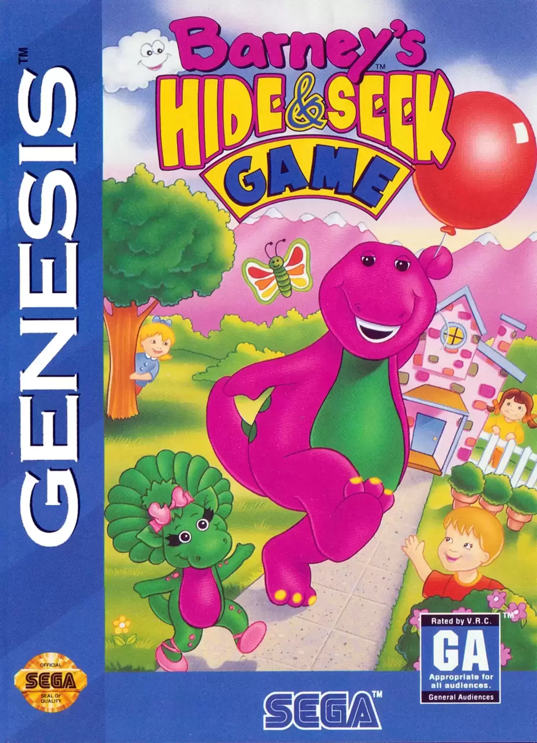 US - Sega Genesis Games - Barney\'s Hide & Seek Game