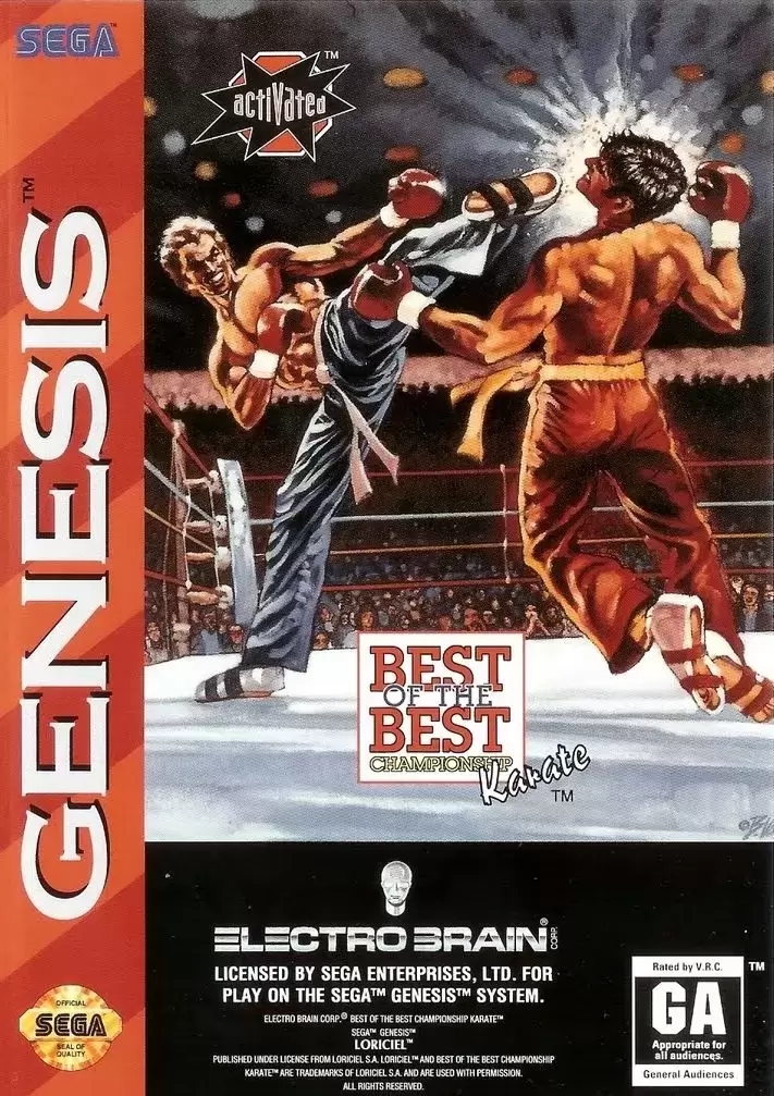 US - Sega Genesis Games - Best of the Best: Championship Karate